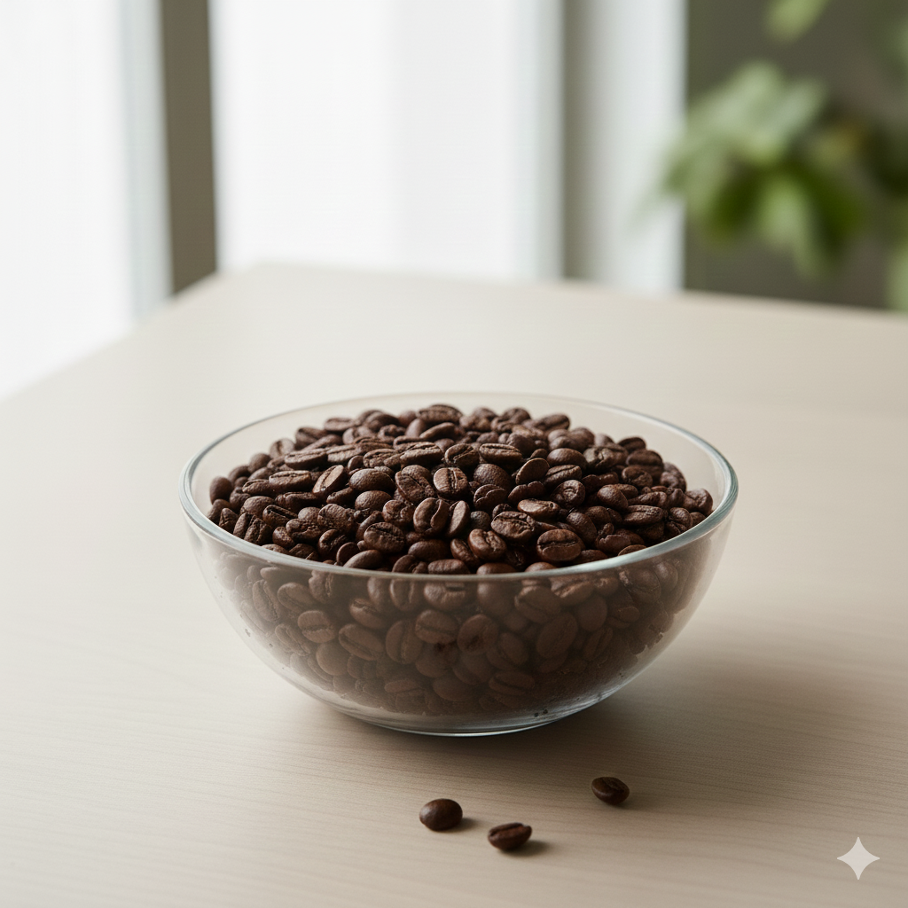 Gemini_Generated_Image_25qdv225qdv225qd.png دانه قهوه عربیکا برزیل سانتوس - Image 1