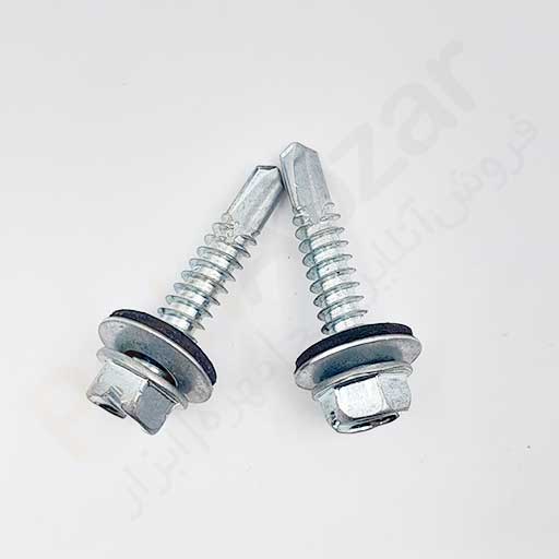 پیچ-شیروانی-سرمته-3 پیچ شیروانی سرمته 5سانت چینی 2*14